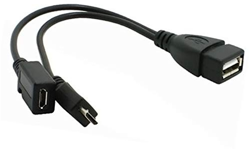 Cavo OTG host micro USB con alimentazione micro USB per Fire Stick, for Samsung Galaxy, for Amazon Fire TV, for LG, for Kindle Fire TV, for Nexus 4 Nexus 7 Telefono