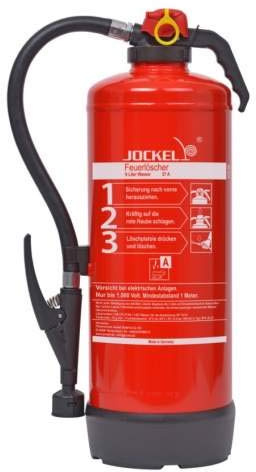 Jockel W9JX 27 - Auflade-Wasser-Feuerlöscher, 9L, EN3, 27 = 9LE