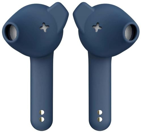 Defunc True Wireless Earbuds True Basic IPX4 Wasserdicht In-Ear 5.0 Bluetooth Stereo-Ohrhörer mit integriertem Mikrofon - Lange Spieldauer & Ladeetui (Blau)