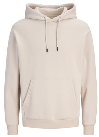 Jack & Jones Jjebradley Noos Sweat Hood Sudadera con capucha, Hombre, Crème, XL