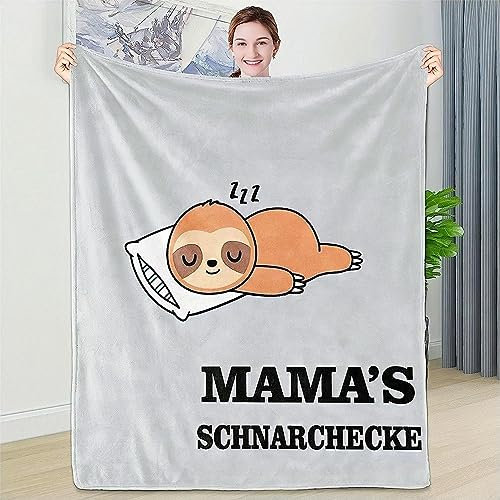 ACAATVE Personalisierte Geschenke Decke An Meine Mama, Kuscheldecke Flauschige Super Weiche Decke Flanell Geburtstagsgeschenk für Mama, Muttertagsgeschenke Ruhestandgeschenke