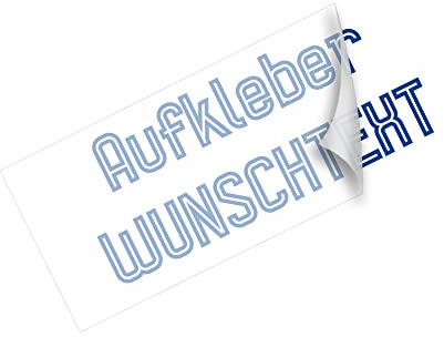 Wunschtext Aufkleber selbst gestalten mit Vorschau Schriftzug Zahl individuell ab 10cm bis 100cm #011