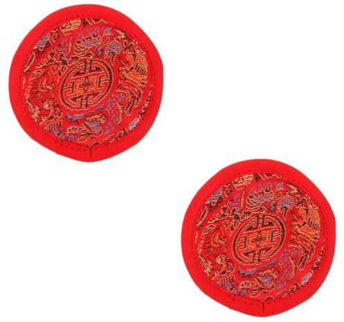 Toyvian 2stücke Buddhistischer Klangschalen Kissen Aus Handgefertigter Meditationsunterlage Für Harmonische Klänge Und Schutz Ihrer Tibetischen Klangschale Für Yoga Und Spirituelle