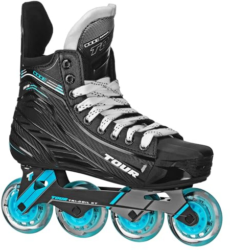 Tour Hockey Code DK9 Rollhockey-Skates, Schwarz, Größe 38
