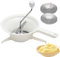 Cndiyald Food Mill for Canning with 3 Grinding Discs Plastic Food Grinders Manual Hand Rustproof Food Mill, Food Mill Stainless Steel