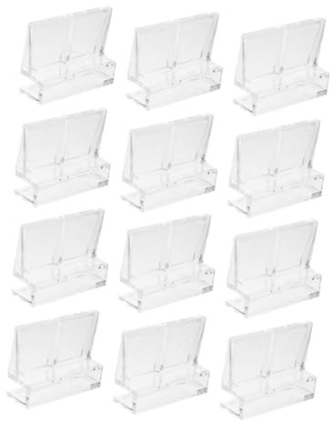 Kisangel Aquarium Deckel Abdeckung Unterstützung 8mm Randlose Aquarium Deckel Clips Set für Glas Acryl Abdeckungen