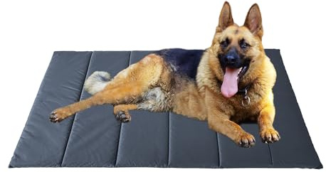 Aveanit wasserdichte Hundematte für Outdoor, Hundedecke Waschbares, Waschbares Hundebett, Hundekissen für Reise Camping Outdoor Graphit