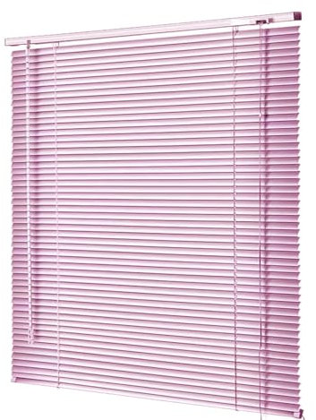 Aluminium Jalousie 25cm 45cm 70cm 90cm 115cm 120cm 160cm Horizontale Jalousien Sichtschutz, Lichtschutz, Blendschutz, Wand- Und Deckenmontage Alu-Jalousetten(Pink)