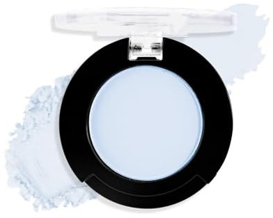 Yamobi Palette de maquillage mini fard à paupières mat bleu clair, palette de fard à paupières crème bleue, maquillage illuminant pour femmes, ombre à paupières waterproof