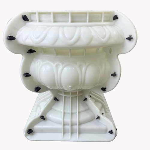 EAIVENY Extra große Betontopfformen mit Drainage, strapazierfähig, 50 x 50 x 50 cm, wiederverwendbar, verdickte Zementformen für Heimwerker und kommerzielle Nutzung