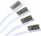 Copper Plated Brush For Industrial Devices Surface-Inner Polishing Grinding Cleaning Brush 3 Row Wire Brush Rust Remover Rust Remover For Stainless Steel Grill Wrought Iron Machine Metal Knives
