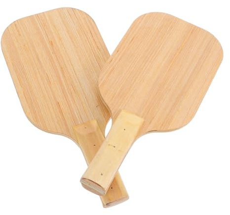 FIXOSHEE Tischtennisschläger für Blinde mit Hohem Rückprall und Ergonomischem Holzgriff für Sportunterricht und Wettbewerbe Rutschfestes Design