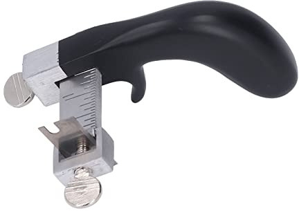 CHICIRIS Cortador de Cuero Cortador de Mano de Agarre de Mano Cuchillas de Corte Buñas de Cuero Herramientas de Corte, de de Acero de Aluminio Fuerte, Ideal para Profesionales de la Artesanía de