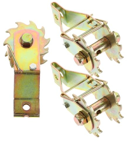 Healifty 3pezzi Tendifilo Per Cavi Di Recinzione in Acciaio Tenditore Per Funi Metalliche Kit Di Fissaggio Per Impieghi Gravosi