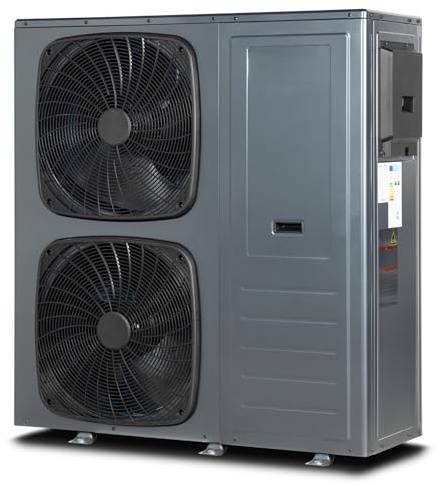 SMETA Pompa di calore ad aria monoblocco R290 16 kW, monofase, riscaldamento 3 in 1, raffreddamento e acqua calda, WiFi, monofase e ammissibile, A+++