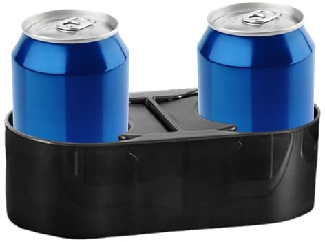 Porte-gobelet pour voiture - double pour boissons, organisateur de console fixe automobile, support de véhicule | Voyage hors route Voyage en camping Autobus Utilisation quotidienne Guide panier