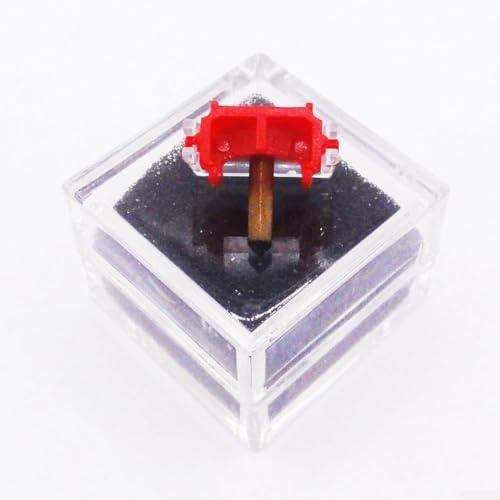 Ago di ricambio per giradischi SHURE-M44-7 N44-7, accessorio giradischi, adatto per diversi modelli (rosso)