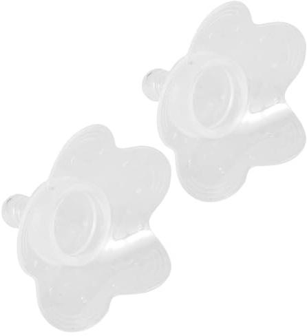 PAMINGONO Flaches Silikon Stillhütchen 2stücke für Stillende Mütter Sicher und Hygienisch Multifunktionaler Brustwarzenschutz zum Schutz und Komfort Beim Stillen