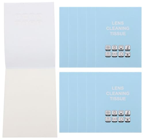 Ipetboom 1500 Sheets Lens Cleaning Wipes for Glasses and Optical Devices, Scratch-Free Protection, Wood Pulp Material, Suitable for Camera Lenses and Optics, for Studio and Daily Home Use