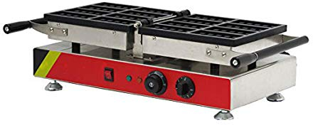 CGOLDENWALL Np-610 Commercial gaufrier antiadhésif Muffin machine à 180 ° Turnable Waffle Baker belge gaufrier Réchaud - 220V