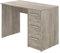 Amazon Basics Moderner Home-Office-Schreibtisch, Computertisch mit 3 Schubladen, einfacher Aufbau, 56 x 110 x 73,5 cm, Eiche