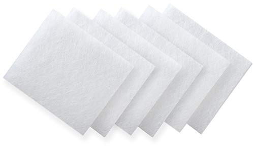 サイコウイエ(Saikouie) Breathable, Non-Flammable, Oil Absorbing Range Hood Cover, 29.1x34.4x1cm, 6 x Replacement Filters