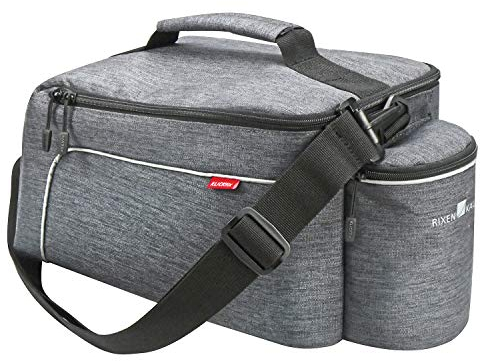 KLICKfix Unisex – Erwachsene Gepäckträgertasche-0268UKGR Gepäckträgertaschen, Grau, One Size