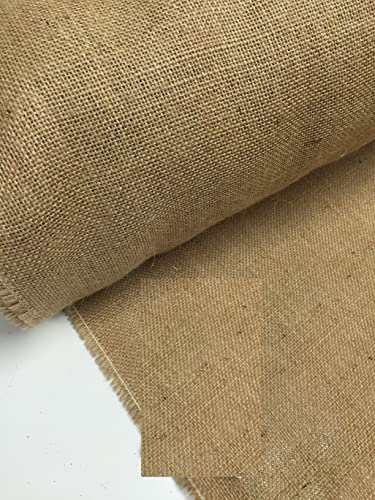 10oz Hessian Jute Burlap 40 Wide Ideal for Craft, Bags Sacks Cloths Upholstery Garden (2 Meter)