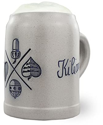 Bavariashop | PREMIUM Bierkrug Schafkopf mit Gravur | Gravierter Bierkrug mit Namen | Personalisiertes Bierglas | 0,5 Liter
