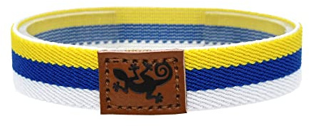 BDM - Verstellbares Stoffarmband mit der kanarischen Flagge, für Damen und Herren.
