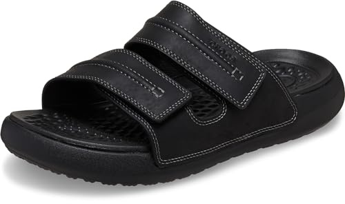 Crocs Damen Yukon Vista II LR Sandal Sandalen, Black, 45/46 EU
