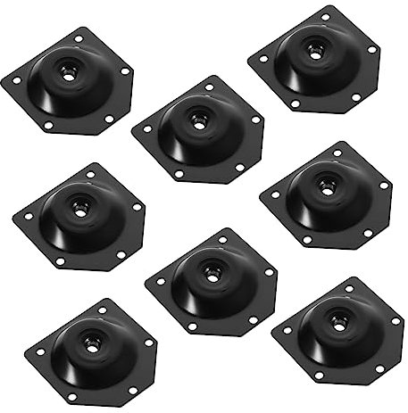 Angoily 8stücke Teiliges Möbelbein Montageplatten Abgewinkelt Aus Robustem Metall Für Sofa Couch Ottonman Stabile Befestigung Installieren Und Langlebig Für Möbelbeine Und Tischfüße