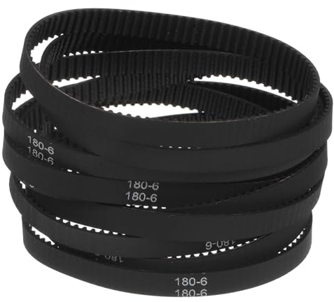 QUARKZMAN 10Stk 2GT Gummi Zahnriemen Gürtel Geschlossene Schleife Gummibänder 180-2GT-6 6mm Breite x 180mm Länge 3D Drucker Zahnriemen Gummizahnriemen Keilriemen Antriebsriemen