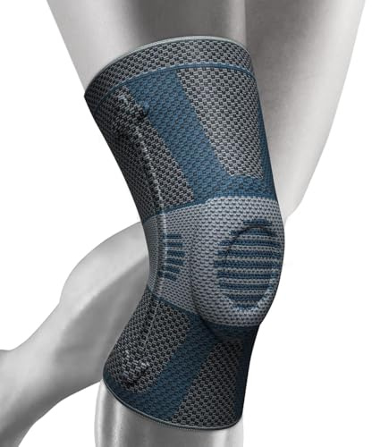 NEENCA Knästöd, komprimerat knäbandage med patella gelkuddar och fjädersidostabilisatorer, medicinska knäskydd för löpning, menisk spricka, artrit, ledsmärtlindring, ACL, återhämtning