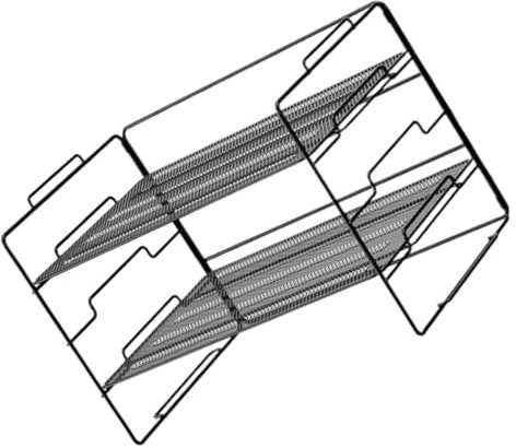 VILLCASE Metal File Organizer Für Schreibtisch Lagiges Ablagesystem Praktischer Dokumentenhalter Für Büro Stilvolles Design Für Raumnutzung