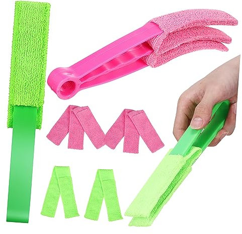 minkissy 1satz Blinds Cleaner Kit Für Effektive Von Jalousien Lamellen Und Fenster Waschbare Reinigungstücher Platzsparend Und Benutzerfreundlich