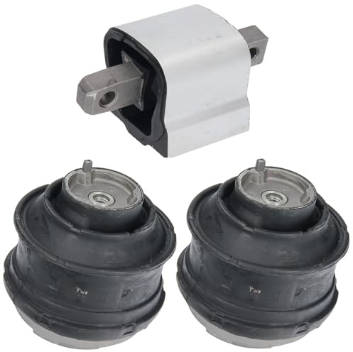 1x GEPCO Getriebelager Automatikgetriebe Lagerung + 2x GEPCO Motorlager Hydrolager Lagerung Motor kompatibel mit Mercedes-Benz C E G S-Klasse SLK