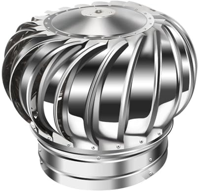 Comignolo Girevole Comignolo Eolico in Acciaio Inox Cappello per Canne Antipioggia per Stufe Caldaie e Camini 75mm 200mm 400mm(160mm)