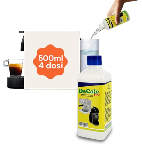 Avilia - Decalcificante Universale Macchina Caffè Liquido 500ml, Elimina Calcare Efficacemente, Compatibile con Tutti i Modelli, Protegge la Macchina e Preserva il Gusto del Caffè