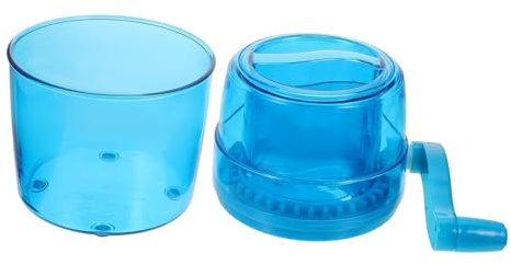 BESPORTBLE Portable Manual Ice Crusher Hand Crank Ice Machine Compact Lightweight for Home Office Parties Easy to Clean Reusable Crusher for Drinks Desserts