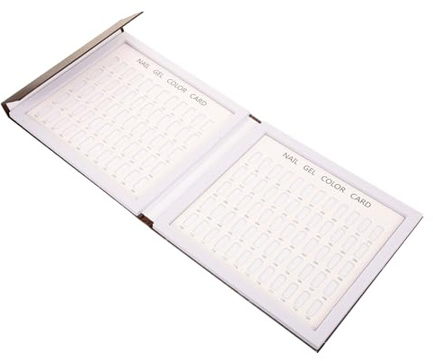 TOYANDONA Card Display Book for Nail Gel Colors for Manicure Tips and Samples Display at Beauty Salons