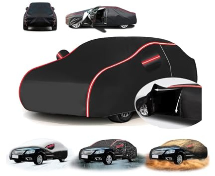Autoabdeckung für Volkswagen Golf 4 Variant 1997-2003 (440 x 174 x 147cm),Ganzjahres Auto-Abdeckung-Regen/Schnee Resistenz+UV-Abwehr+Staubschutz+Reißfest,Schnelltrocknendes Material