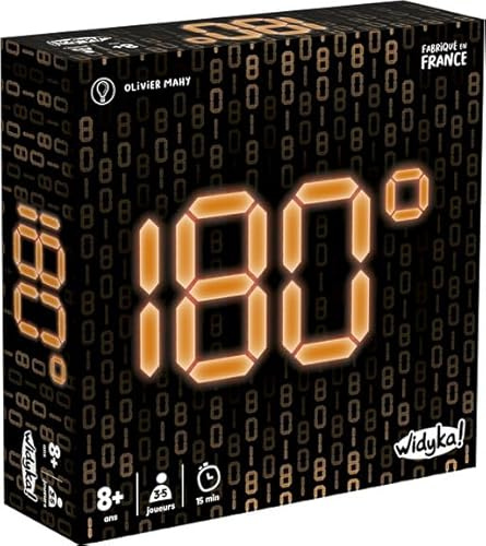 Widyka 180° Jeu de Société, Jeu de Cartes Stratégique, 8 Ans et Plus, 3 à 5 Joueurs