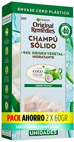 NOVA ENGEL Original Remedies Champú Sólido Hidratante De Coco 2 X 60 Gr – natürliche Pflege