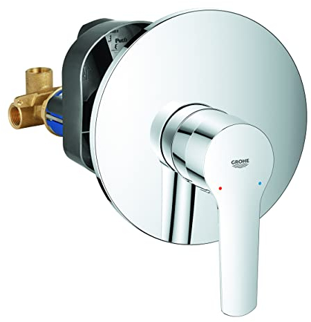 GROHE Start 32590002 Mitigeur de douche à levier unique pour installation encastrée, montage mural, finition chromée