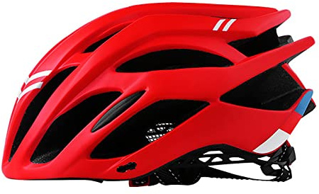 Fahrradhelm für Erwachsene, ultraleicht, Integral-geformter Fahrradhelm, MTB-Fahrrad-Update-Modellhelm für Damen und Herren, Rennradausrüstung, Rot