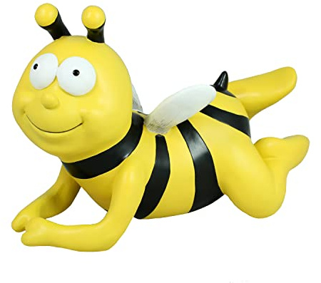 colourliving Bienen Figur fliegend 33 cm Bienen Deko Bienen Gartenfigur Biene