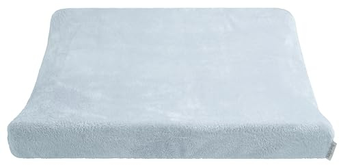 Baby's Only - Wickelauflagenbezug Cozy - für alle Standard-Wickelauflagen - Aus Teddy-Stoff - Bezug für Wickelauflage - für Jungen und Mädchen - 45x70 cm - Misty Blue