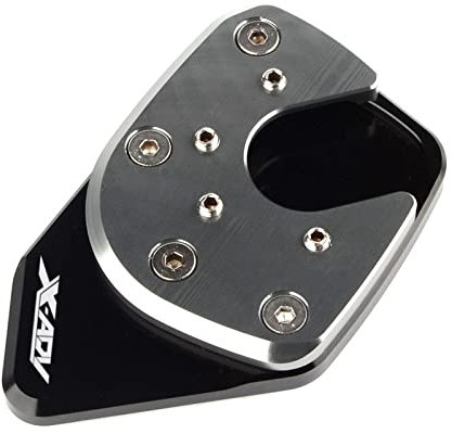 DOLOX Motorradzubehör Seitenständer Seitenständer Erweiterung Vergrößerer Pad Für H X-ADV XADV 750 2017 2018 2019 Schuh MotorradstäNder(Titan)