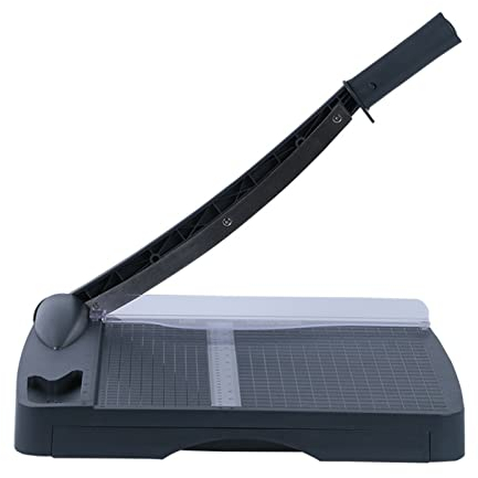 YyDDs Papierschneider A4 Photo Trimmer Guillotine Manueller Präzisionsschneider Smart Cut für Fotopapier, Folie, Büropapier, dünne Kunststoff-Weichpappe, Schneidetisch